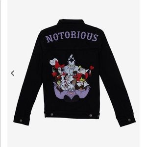 Disney Villains black jean jacket